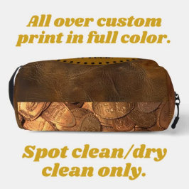 langwerpige souvenirmunt/geperste penny toilettasje