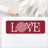 Langwerpige tattoo - witte vetlaag etiket (Insitu)