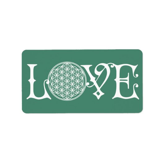 Langwerpige tattoo - witte vetlaag etiket (Voorkant)