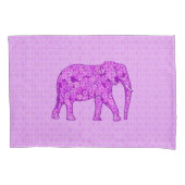 Langwerpolifant - amethyst paars kussensloop (Voorkant)