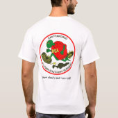 langzaam beginnen en afbouwen! T-shirt (Achterkant)