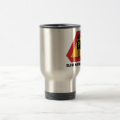 Langzaam bewegend menselijk ontwerp Travel Mug Reisbeker (Center)