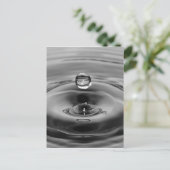 Langzaam bewegingskunstontwerp water briefkaart (Staand voorkant)