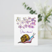 Langzaam briefkaart (Staand voorkant)