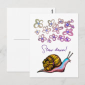 Langzaam briefkaart (Voorkant / Achterkant)