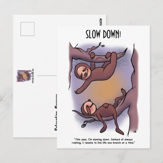 Langzaam Briefkaart (Voorkant / Achterkant)