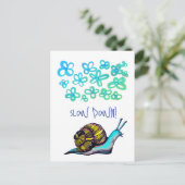 Langzaam briefkaart (Staand voorkant)