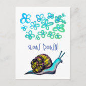 Langzaam briefkaart (Voorkant)