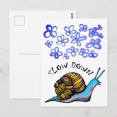 Langzaam briefkaart (Voorkant / Achterkant)