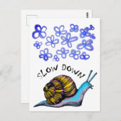 Langzaam briefkaart (Voorkant / Achterkant)