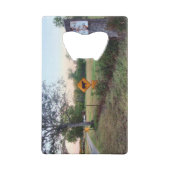 Langzaam Creditkaart Flessenopener (Achterkant)