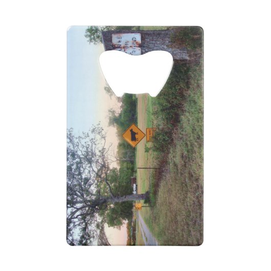 Langzaam Creditkaart Flessenopener (Achterkant)