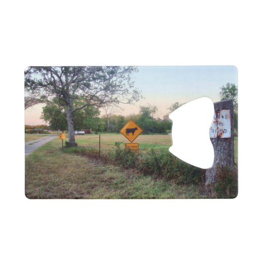 Langzaam Creditkaart Flessenopener (Voorkant (Horizontaal))