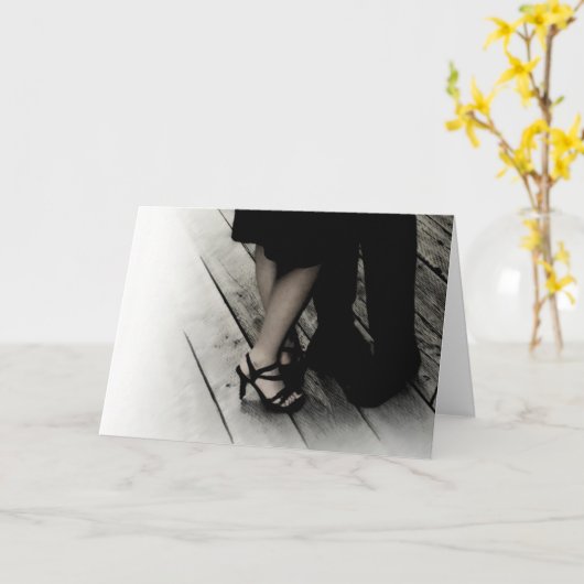 Langzaam Dans Kaart (Gele Bloem)