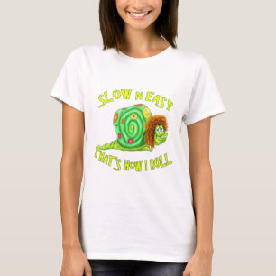 Langzaam en eenvoudig dat hoe ik kan draaien t-shirt