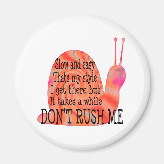 langzaam en gemakkelijk magneet (Voorkant)