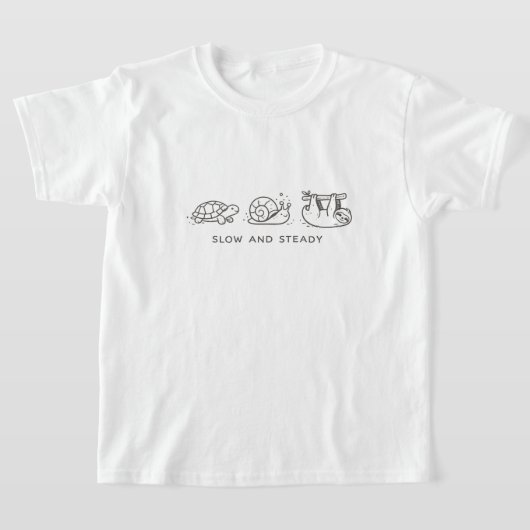 Langzaam en Gestaag Kids T-Shirt (Laagn)