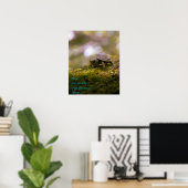 "Langzaam en gestaag wint de race." Aesop Poster (Thuiskantoor)