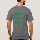 Langzaam en gestaag WINT! T-shirt (Achterkant)
