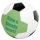 Langzaam en gestaag WINT! Voetbal (Drie kwart)