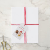 Langzaam En Gestage Opruimploeg Slakkensticker Cadeaulabel (Met Touw)