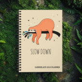 Langzaam - Funny Sloth Planner