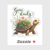Langzaam groeien Sticker (Vel)