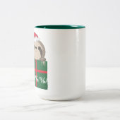 Langzaam! Ho! Ho! Sleuf Tweekleurige Koffiemok (Center)