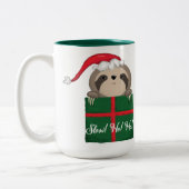 Langzaam! Ho! Ho! Sleuf Tweekleurige Koffiemok (Links)