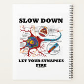 Langzaam, laat uw synapsen Neuron synapsen branden Planner (Achterkant)