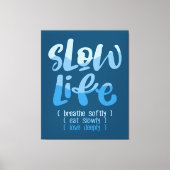 Langzaam leven 2 canvas afdruk (Voorkant)