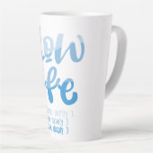 Langzaam leven 2 latte mok (Rechterhoek)