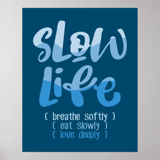 Langzaam leven 2 poster (Voorkant)