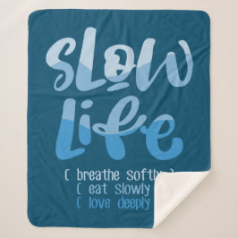 Langzaam leven 2 sherpa deken