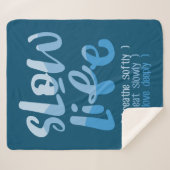 Langzaam leven 2 sherpa deken (Voorkant (horizontaal))