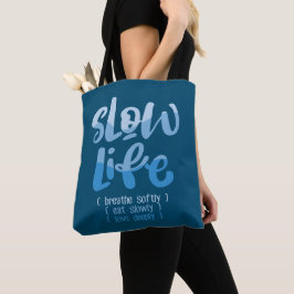 Langzaam leven 2 tote bag