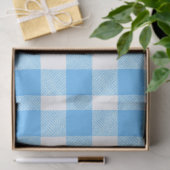 Langzaam-levend Zomer Sky Check Tissuepapier (Geschenk)