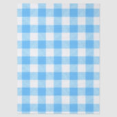 Langzaam-levend Zomer Sky Check Tissuepapier (Voorkant)