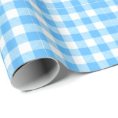 Langzaam-Levende Zomer Sky Check Cadeaupapier (Rol Hoek)