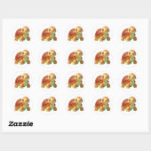 Langzaam maar groeiend ronde sticker (Vel)