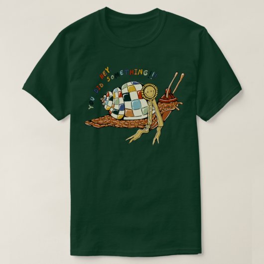 Langzaam maar zeker t-shirt (Design voorkant)