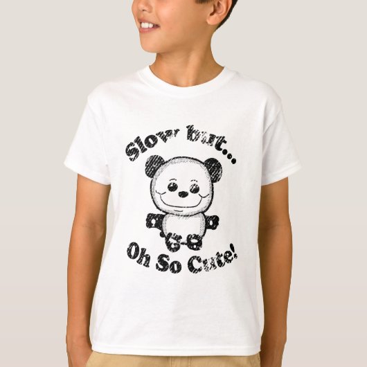Langzaam maar zo schattig t-shirt (Voorkant)