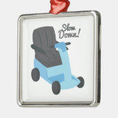 Langzaam! Metalen Ornament (Links)