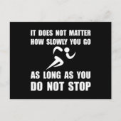 Langzaam onderweg briefkaart (Voorkant)