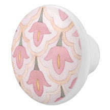 Langzaam patroon van waterverf florale roze