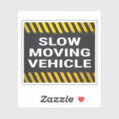 Langzaam Rijdend Voertuig Bord Sticker (Vel)