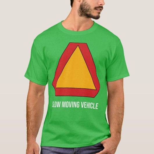 Langzaam Rijdend Voertuig T-shirt (Voorkant)
