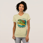 LANGZAAM RITJE, Grote GOLVEN T-shirt (Voorkant volledig)