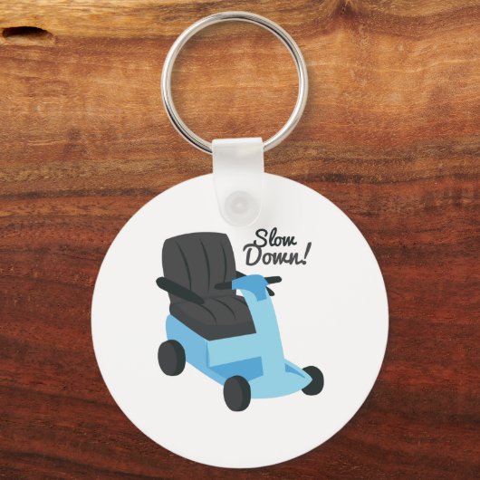 Langzaam! Sleutelhanger (Voorkant)