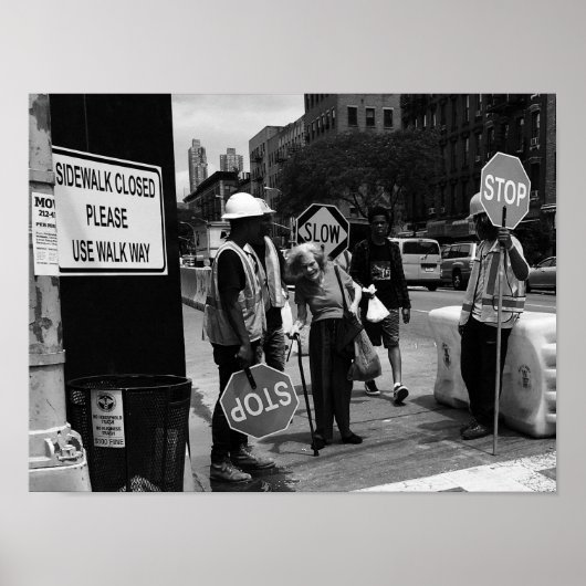 Langzaam stoppen poster (Voorkant)